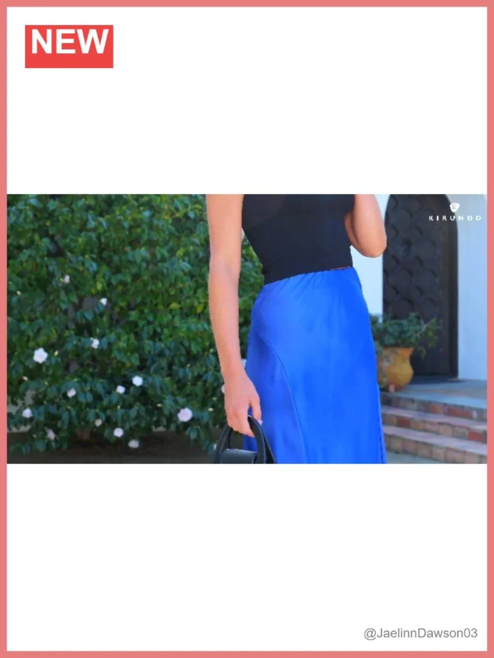 Women's High Waisted Satin Maxi Skirt 2026 A-Line Elastic Waist